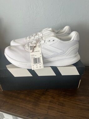 Women’s Adidas Triple White Runfalcon 5